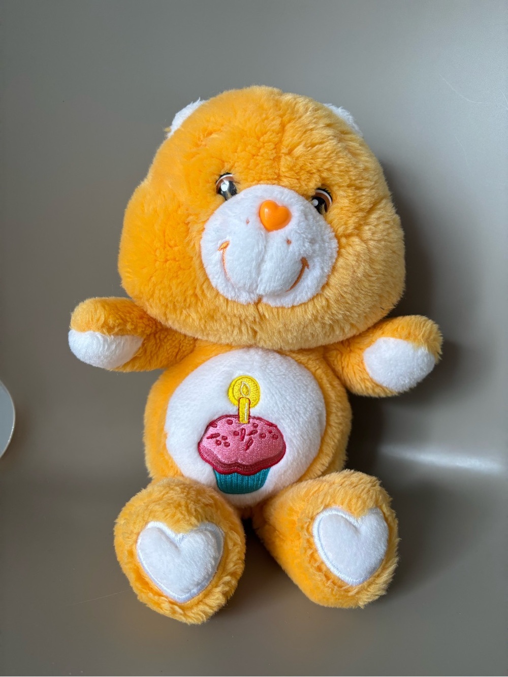Vintage Kenner Care Bears Birthday Bear Plush 2002 Cupcake Stuffed Animal Kids